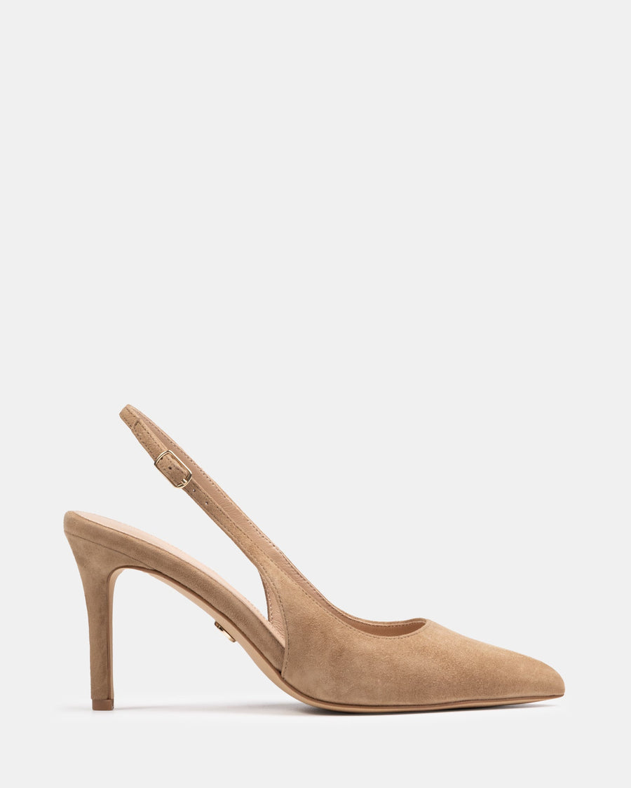 Riker High Heel Sand Suede