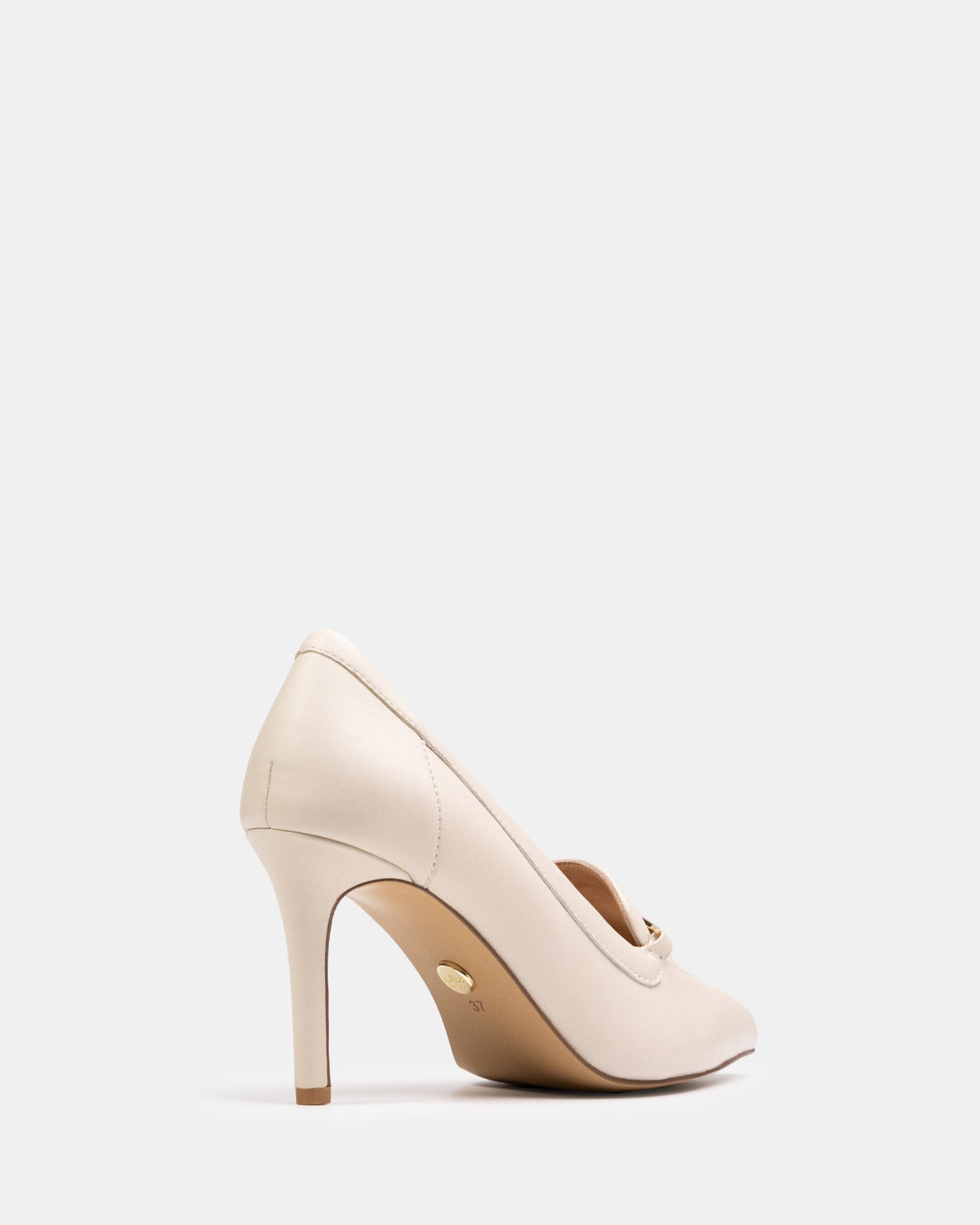 Rylan High Heels Vintage Ivory Leather