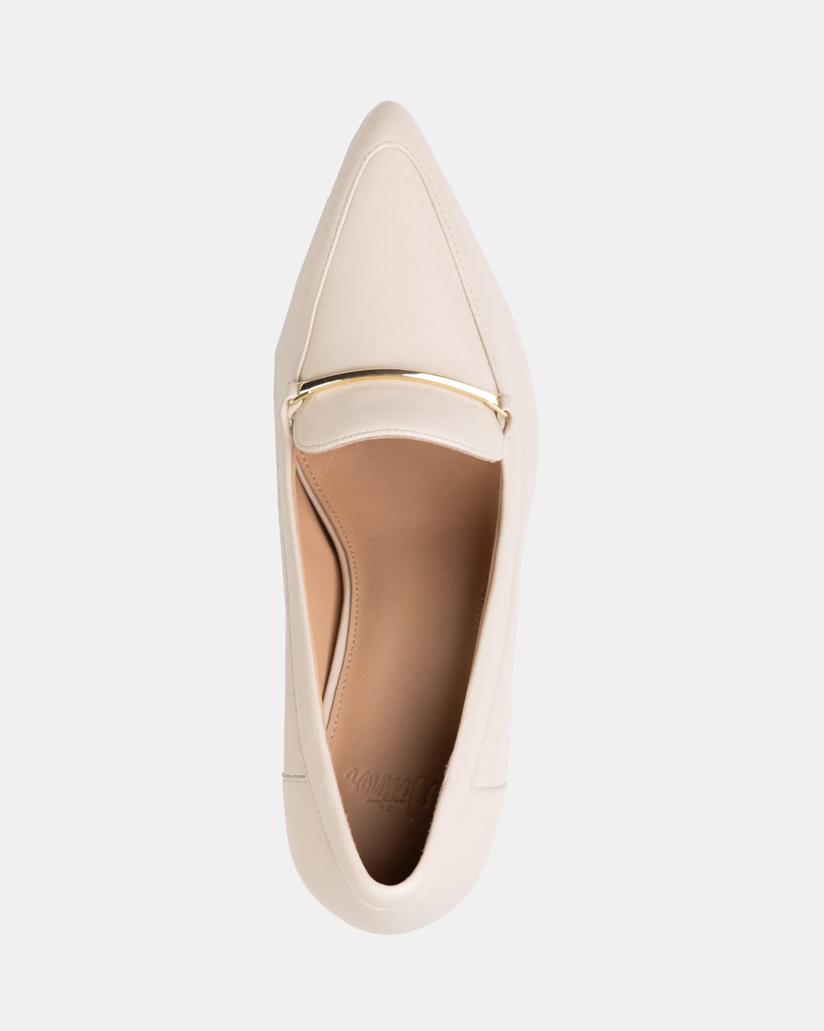 Rylan High Heels Vintage Ivory Leather