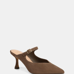 Lucille Mid Heels Mocha Brown Suede