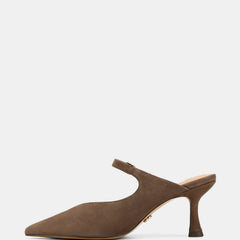 Lucille Mid Heels Mocha Brown Suede