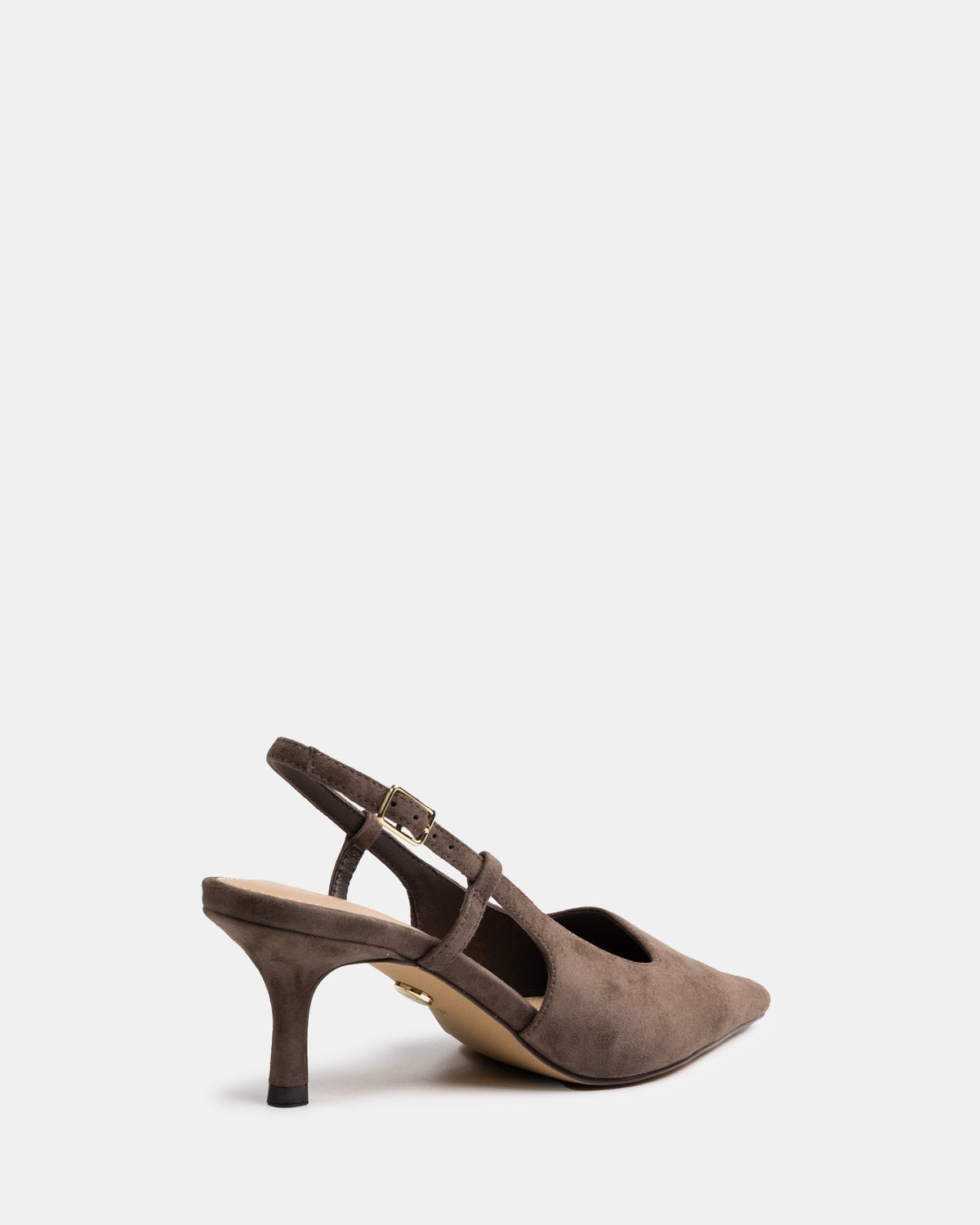 Marrie Mid Heels Mocha Brown Suede