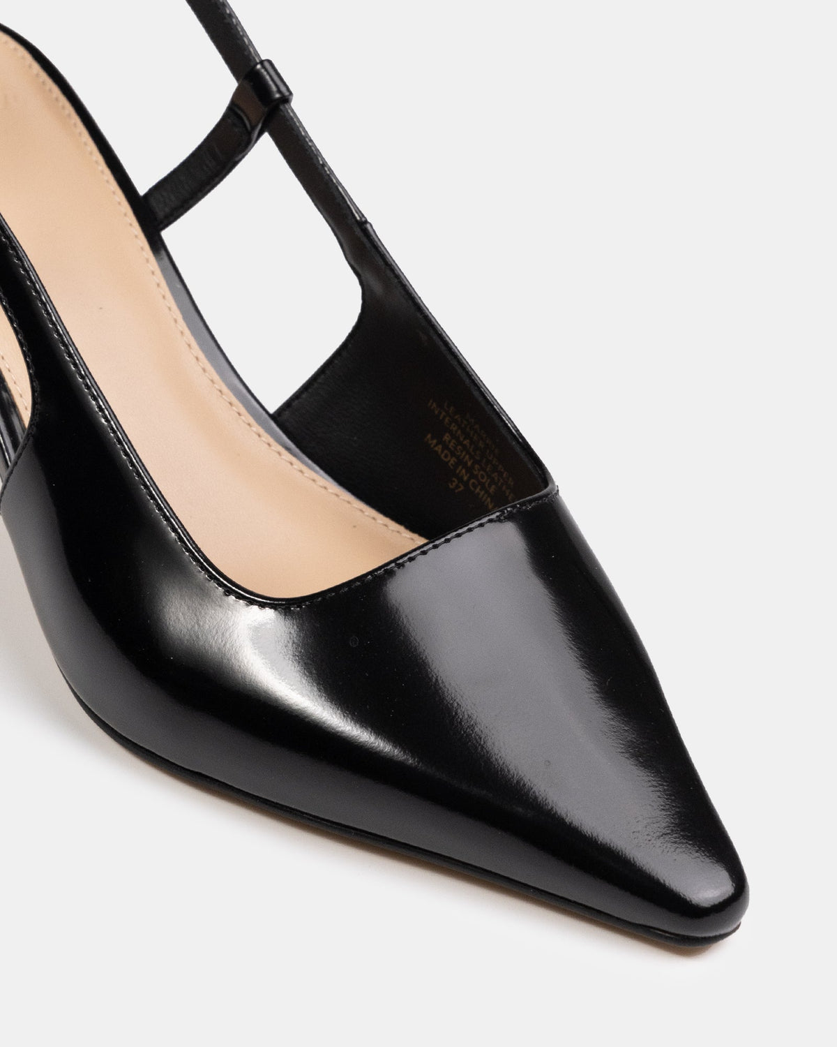 Marrie Mid Heels Black Leather