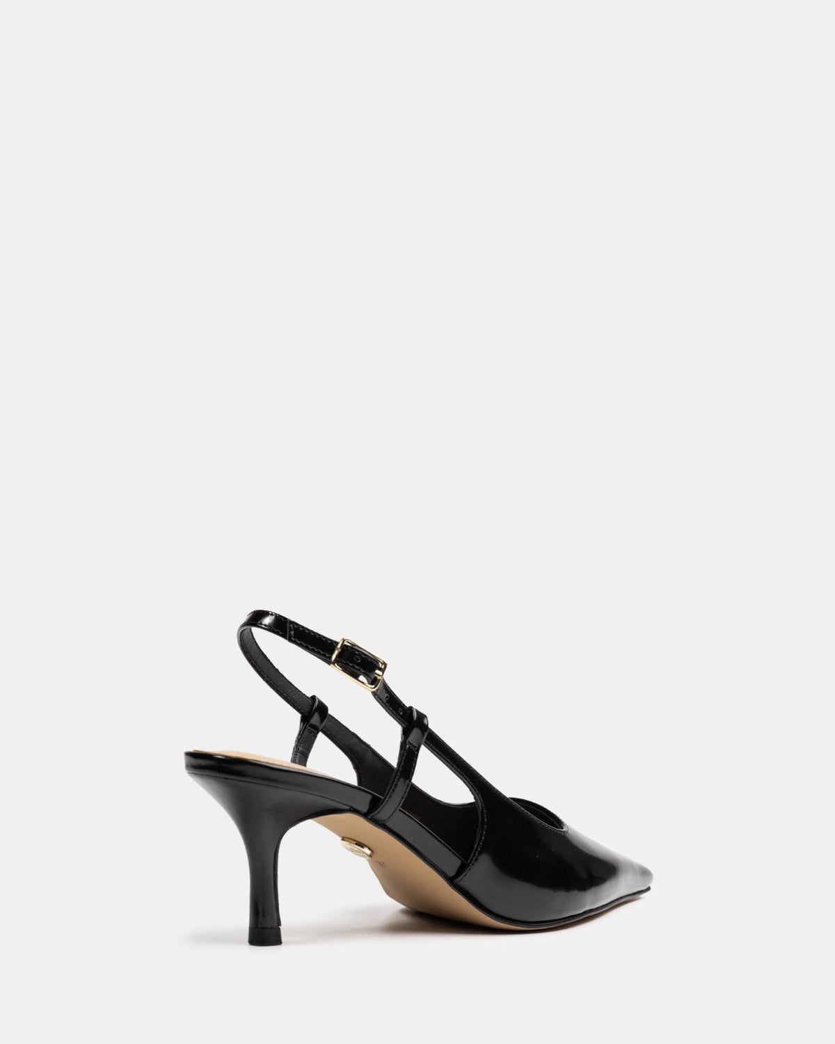 Marrie Mid Heels Black Leather