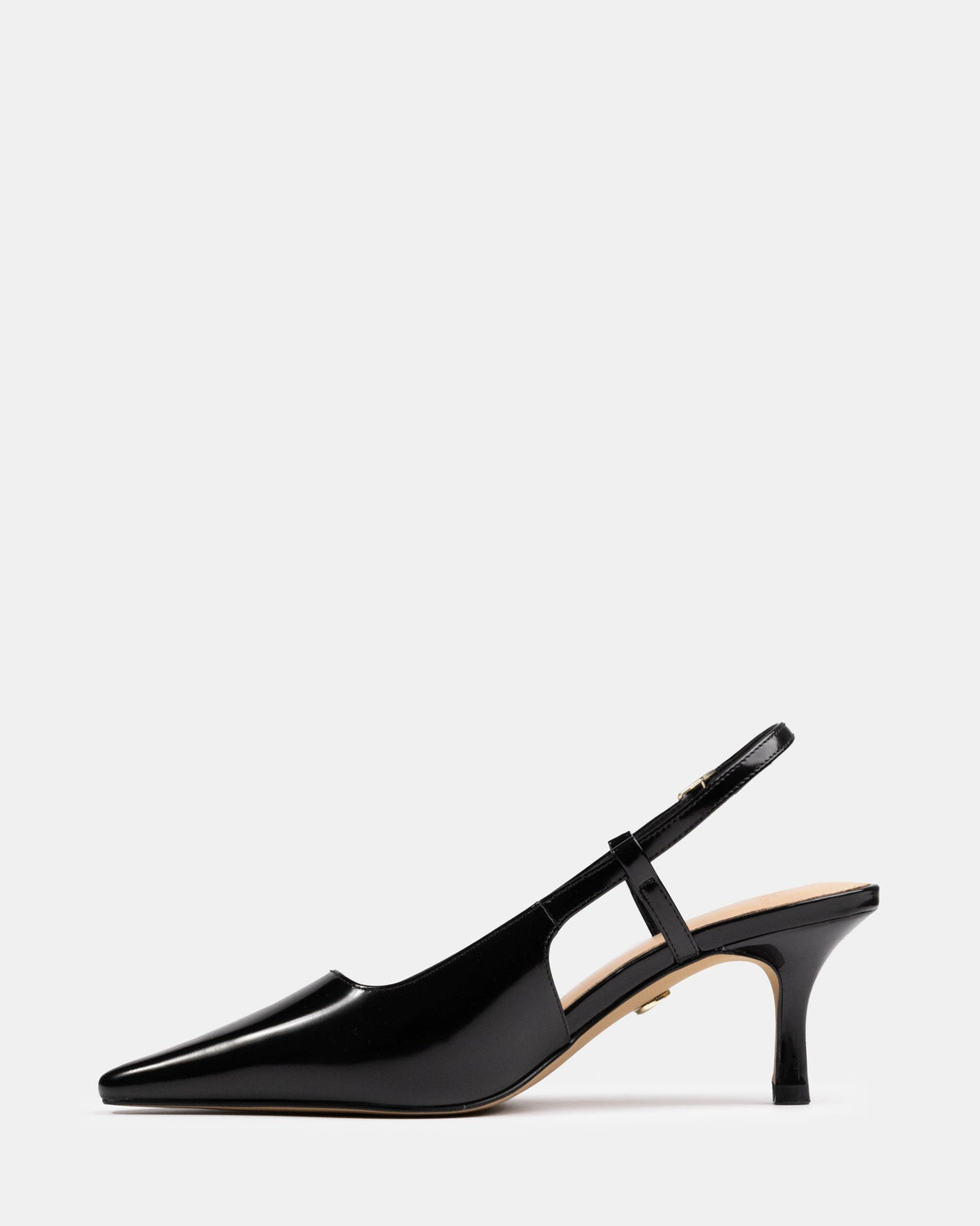 Marrie Mid Heels Black Leather