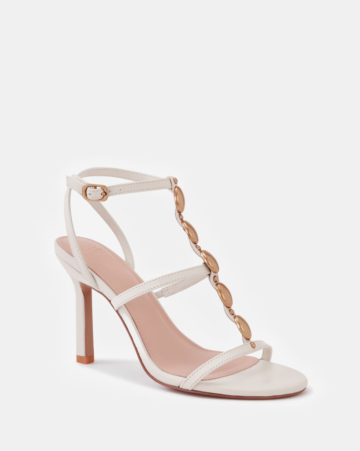 Zola High Heel Vintage Ivory Leather