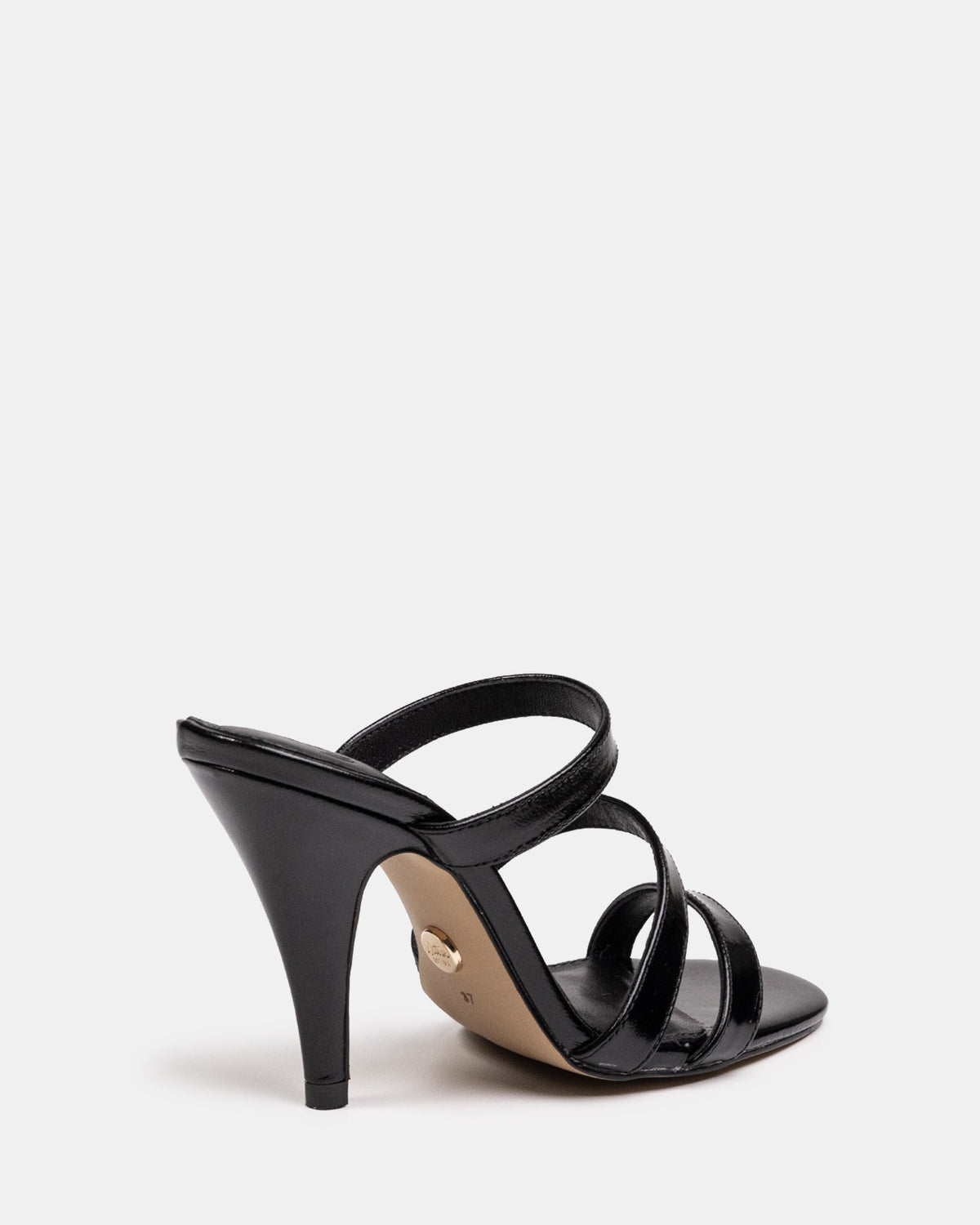Terra Black Shiny Leather