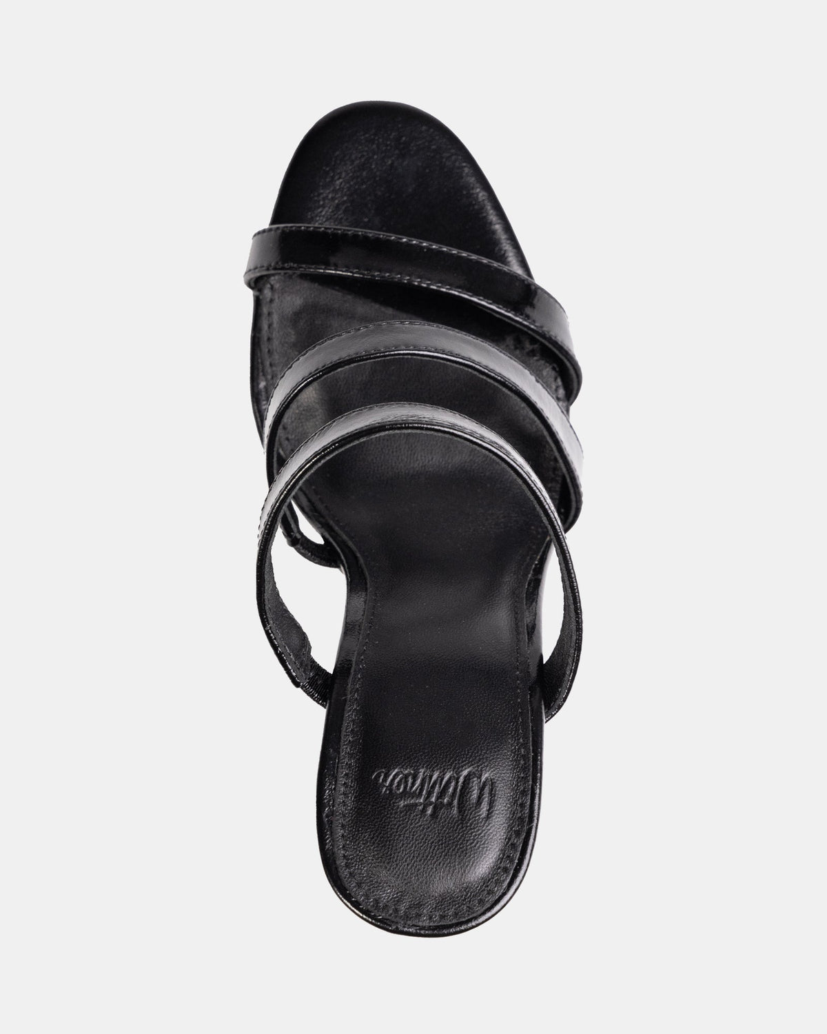 Terra Black Shiny Leather