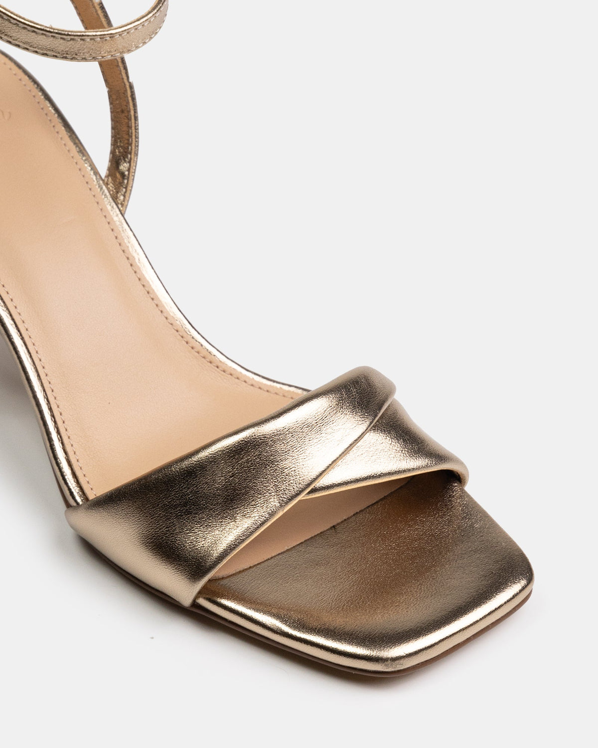 Martina Champagne Metallic Leather