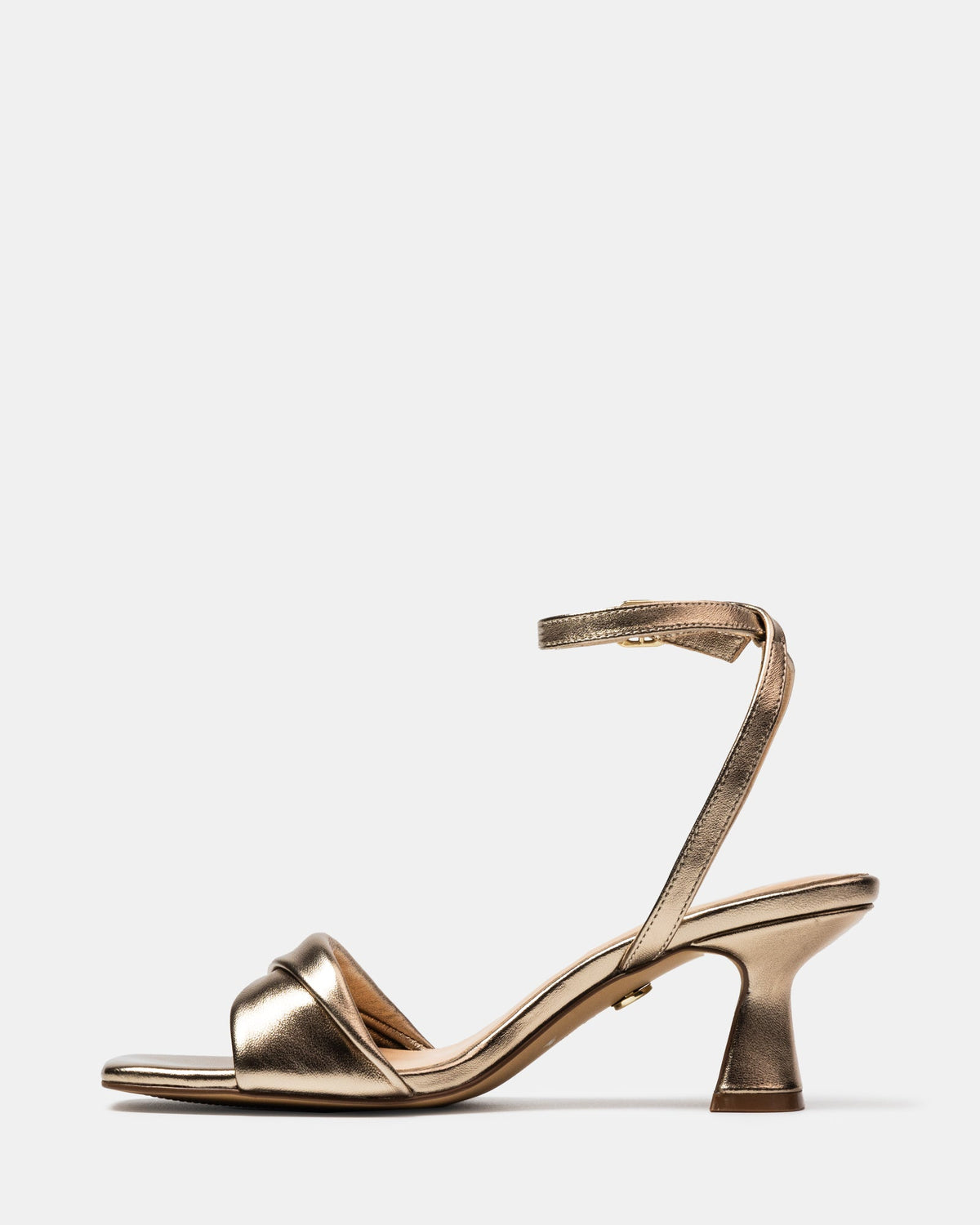 Martina Champagne Metallic Leather
