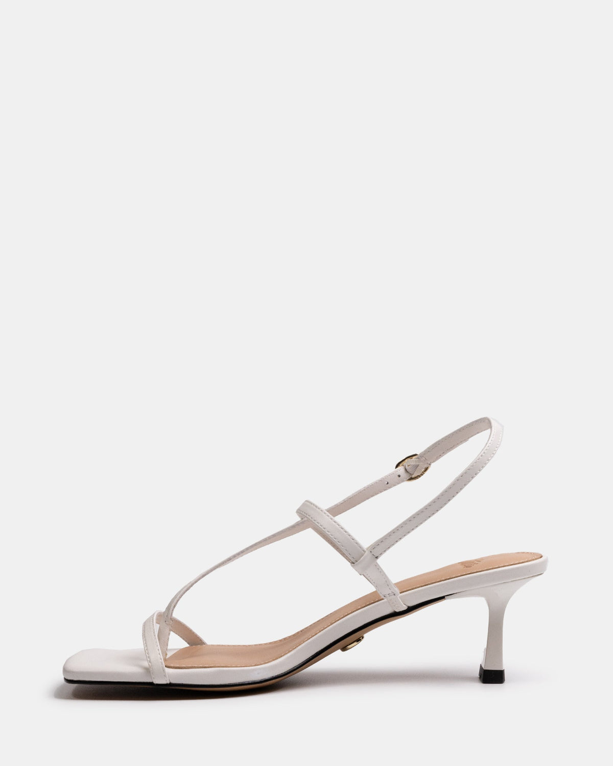 Koda Low Heel Off White Leather