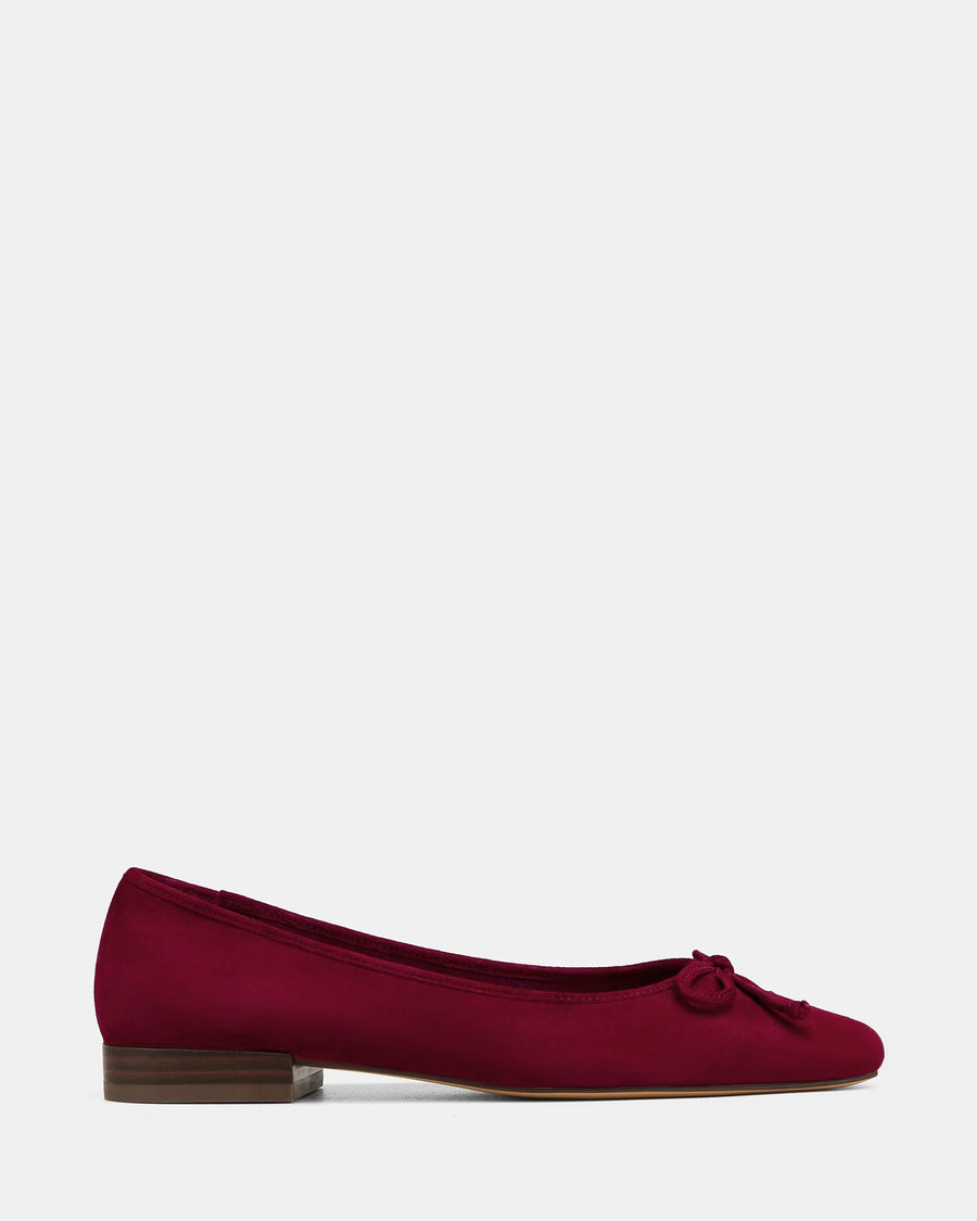 Armenia Casual Flats Berry Suede