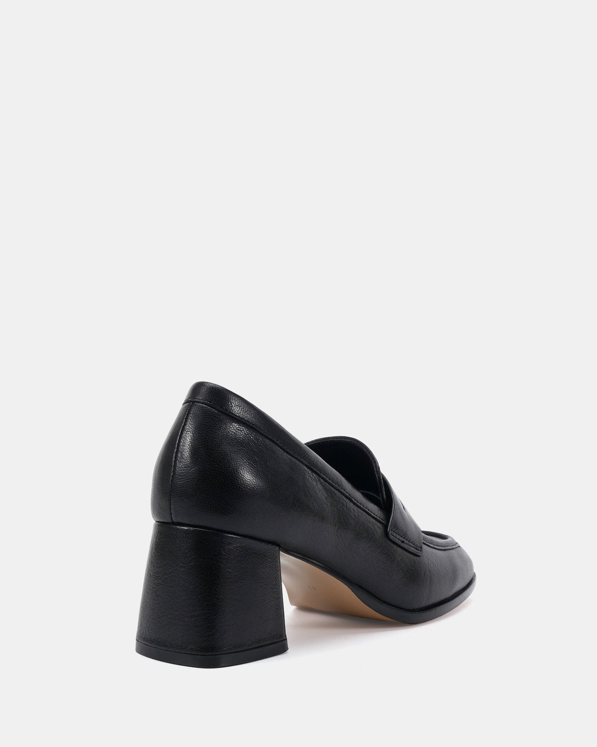 Kylie Low Heels Black Leather