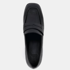 Kylie Low Heels Black Leather