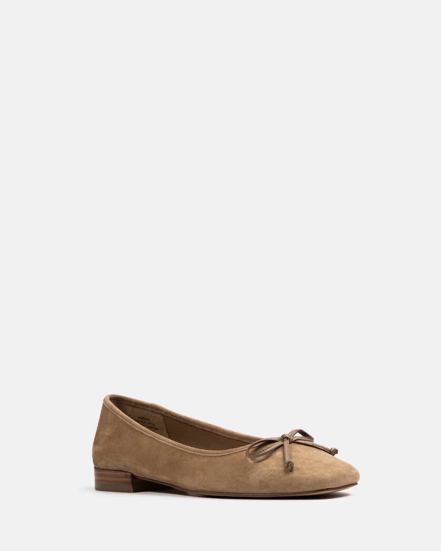 Armenia Casual Flats Fawn Suede