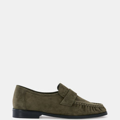 Adriel Loafers Olive Green Suede