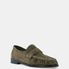 Adriel Loafers Olive Green Suede