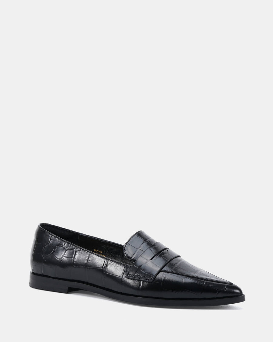 Denver Loafer Black Leather