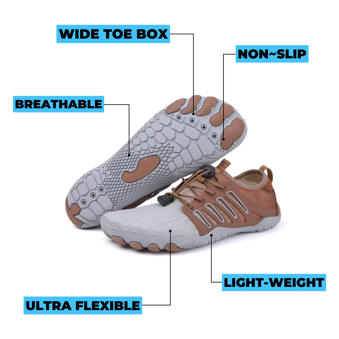 The Wide-Toe Barefoot Walker, feature overview
