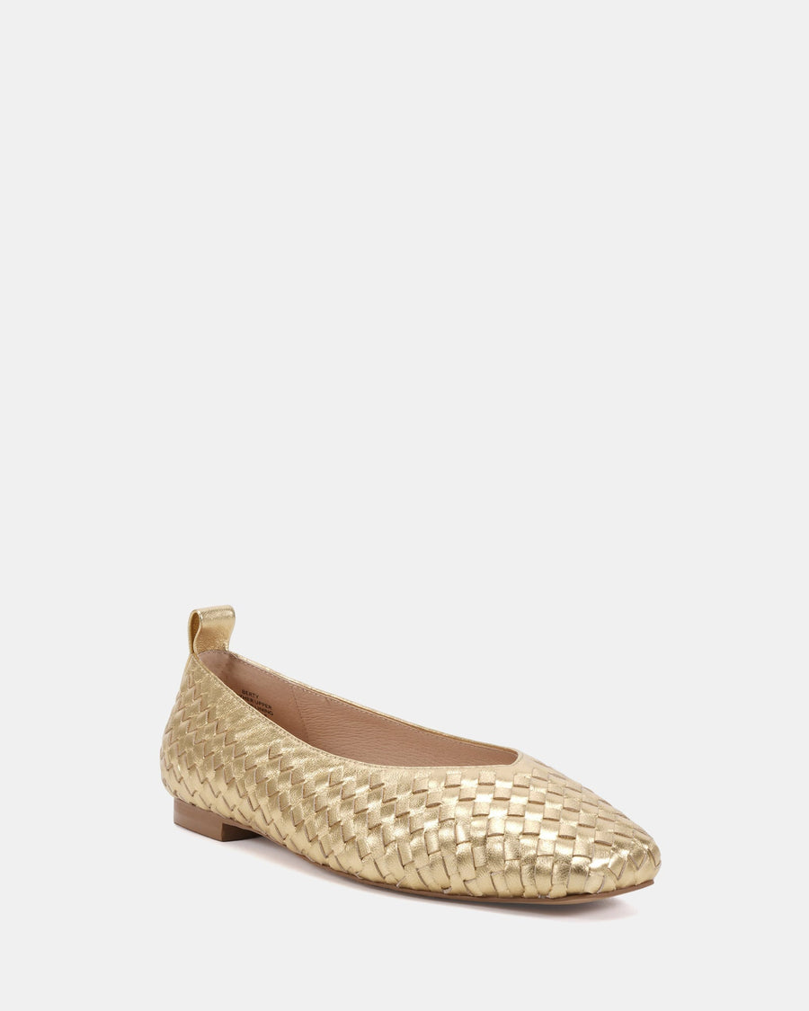 Berty Slip On Gold Leather