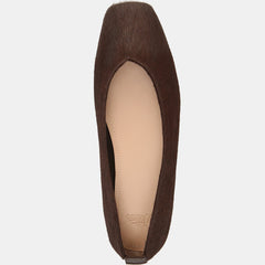 Belinda Casual Flats Chocolate Leather