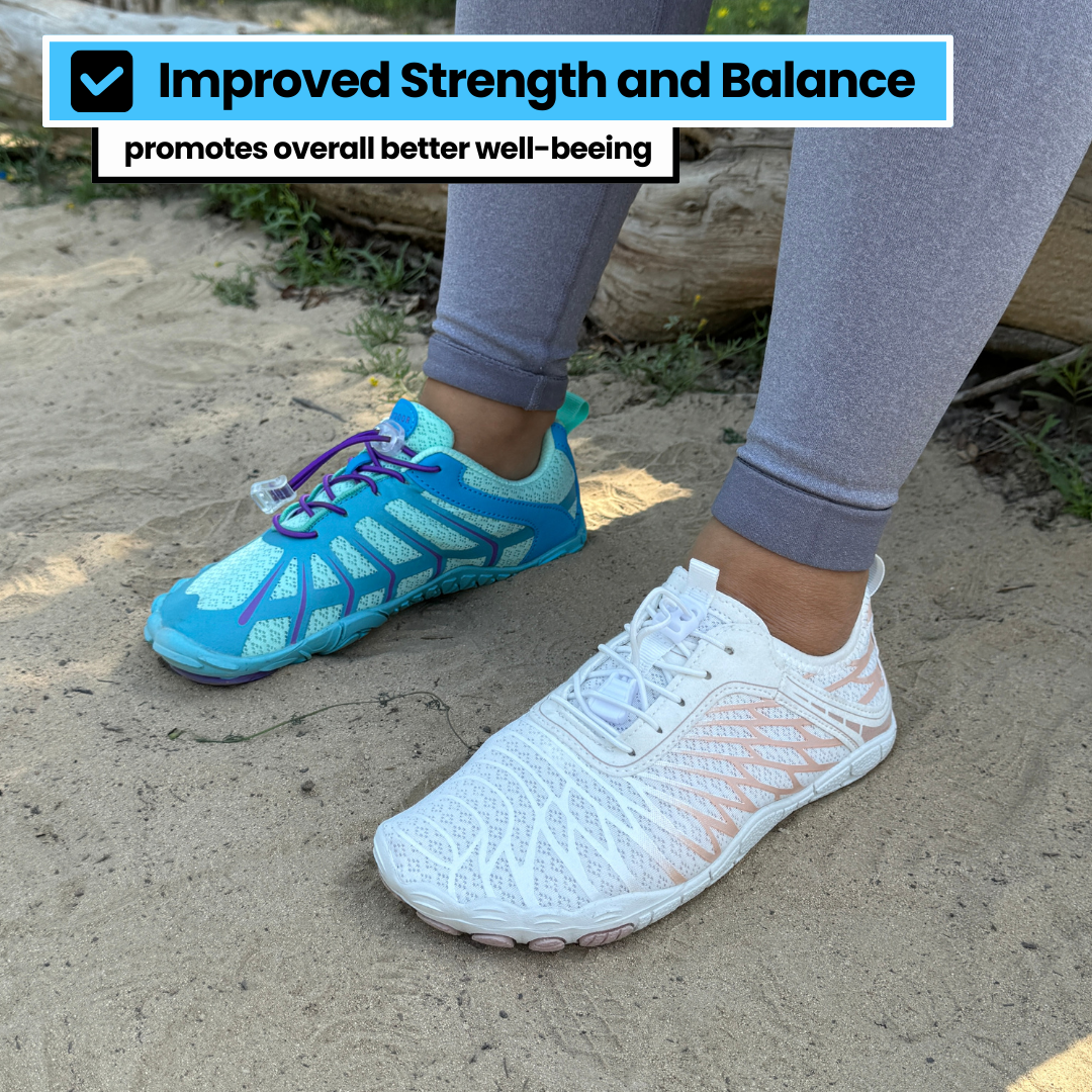 The Wide-Toe Barefoot Walker, strength and balance