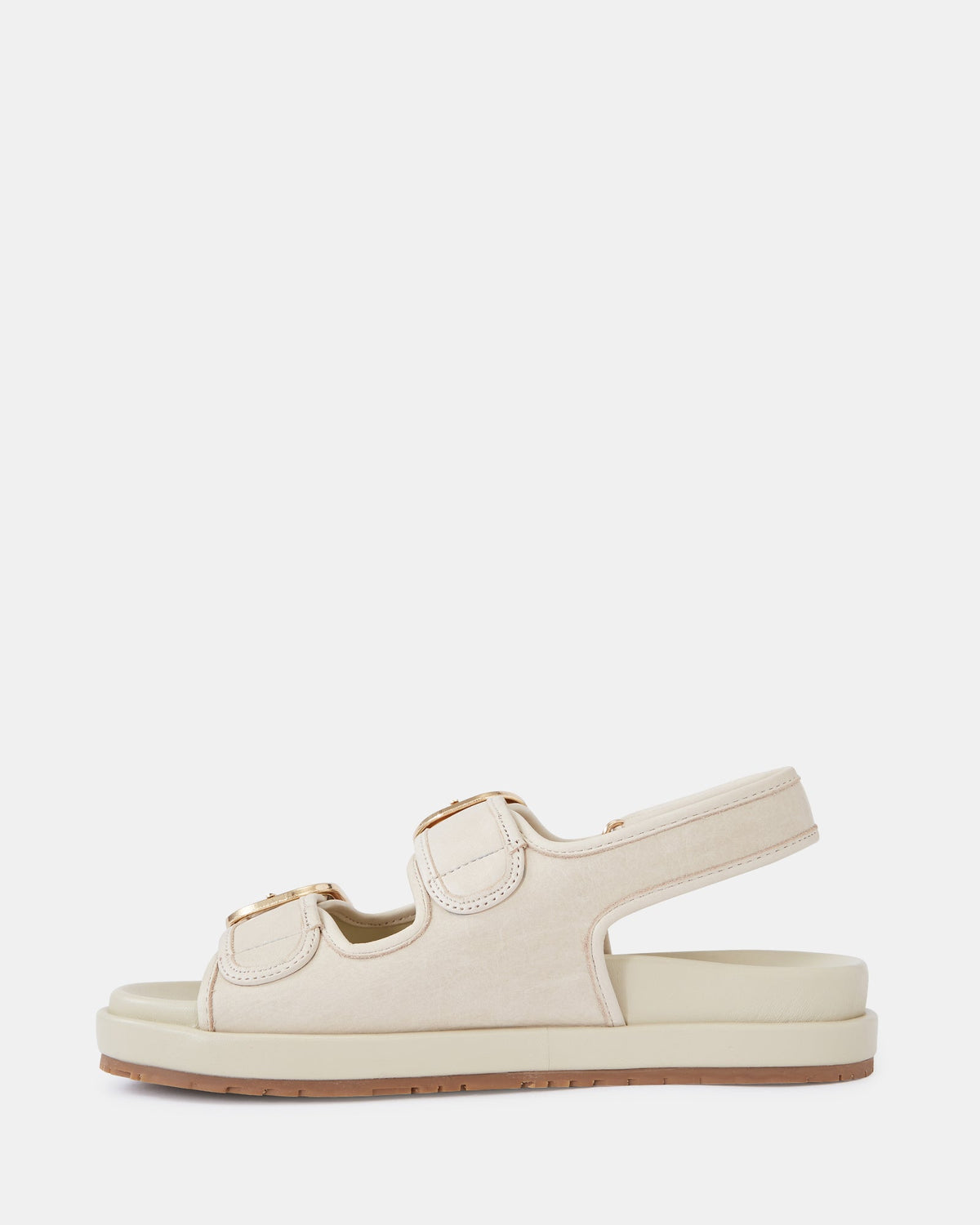 Atticus Vintage Ivory Pebbled Leather