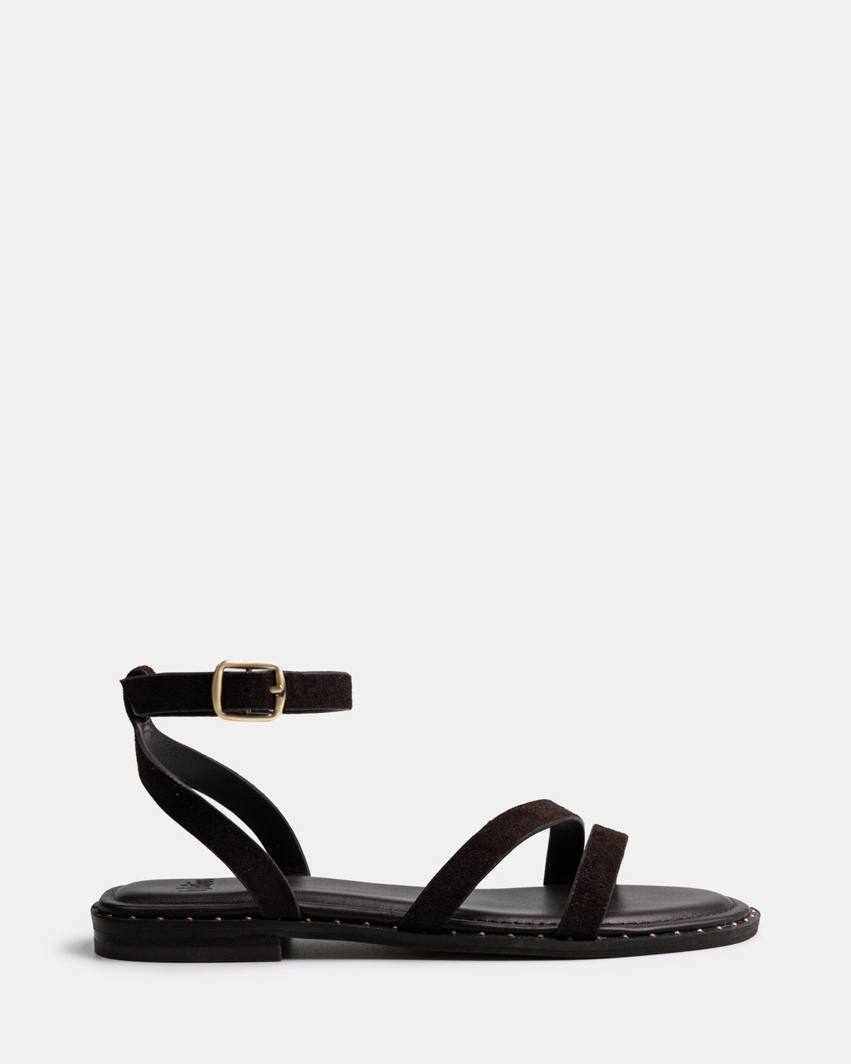 Crystina Chocolate Suede