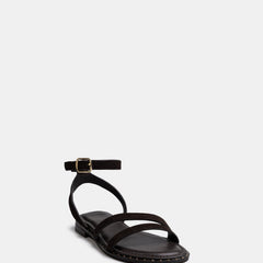 Crystina Chocolate Suede