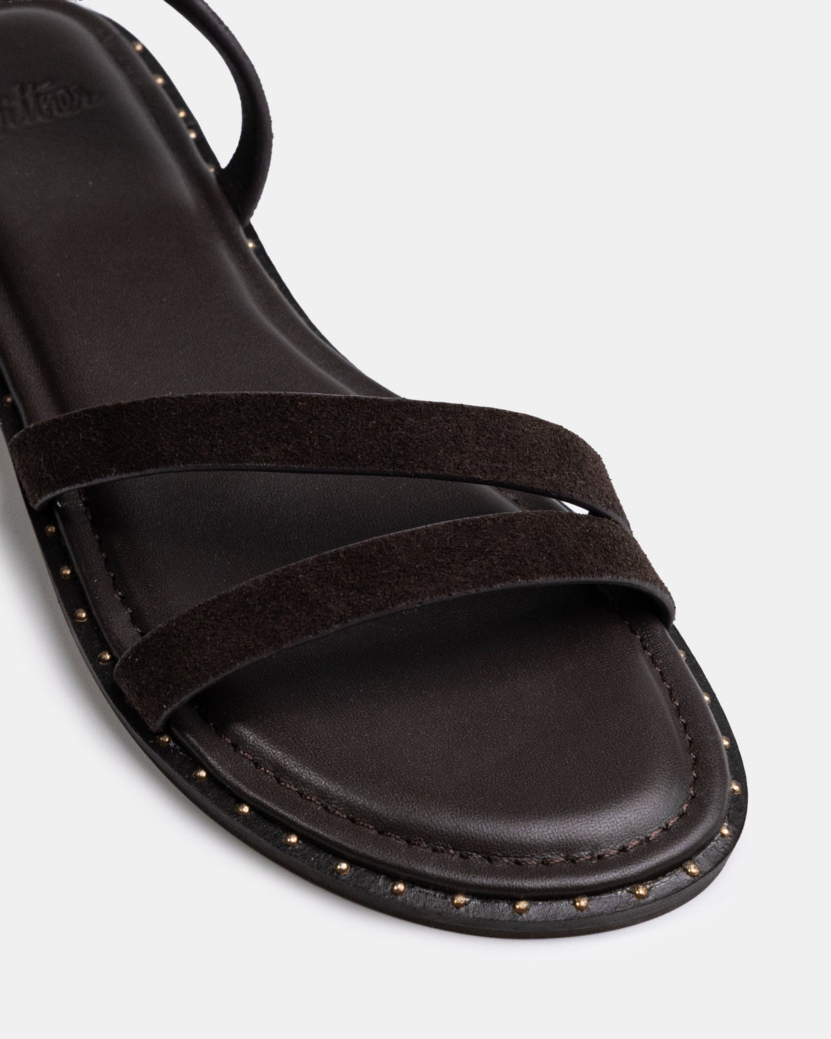 Crystina Chocolate Suede
