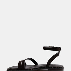 Crystina Chocolate Suede
