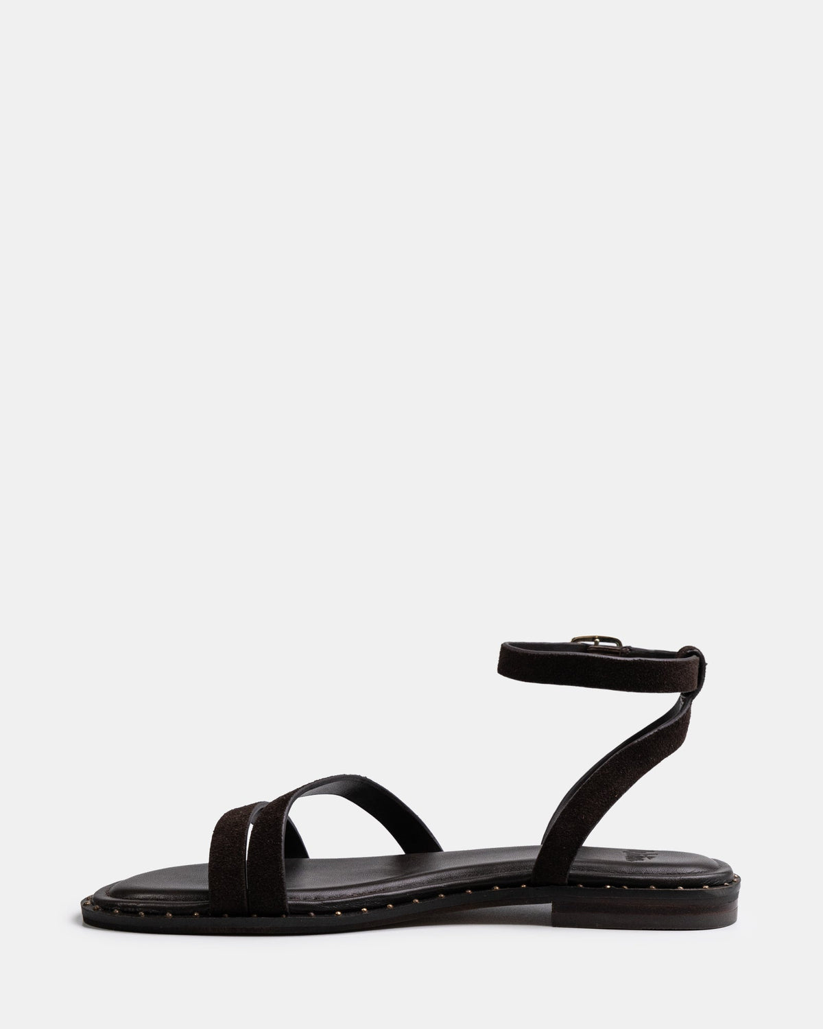 Crystina Chocolate Suede