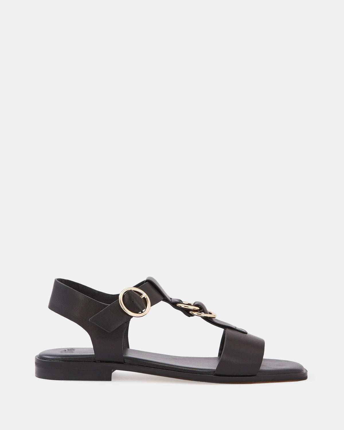 Dalia Black Pebbled Leather