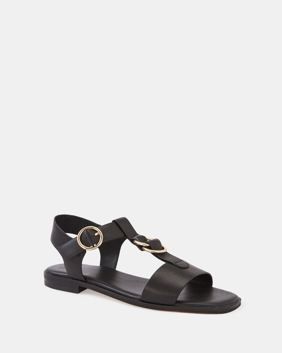 Dalia Black Pebbled Leather