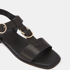 Dalia Black Pebbled Leather