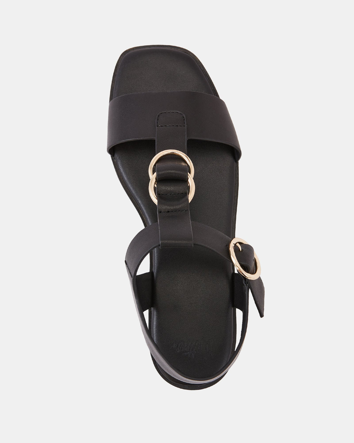 Dalia Black Pebbled Leather