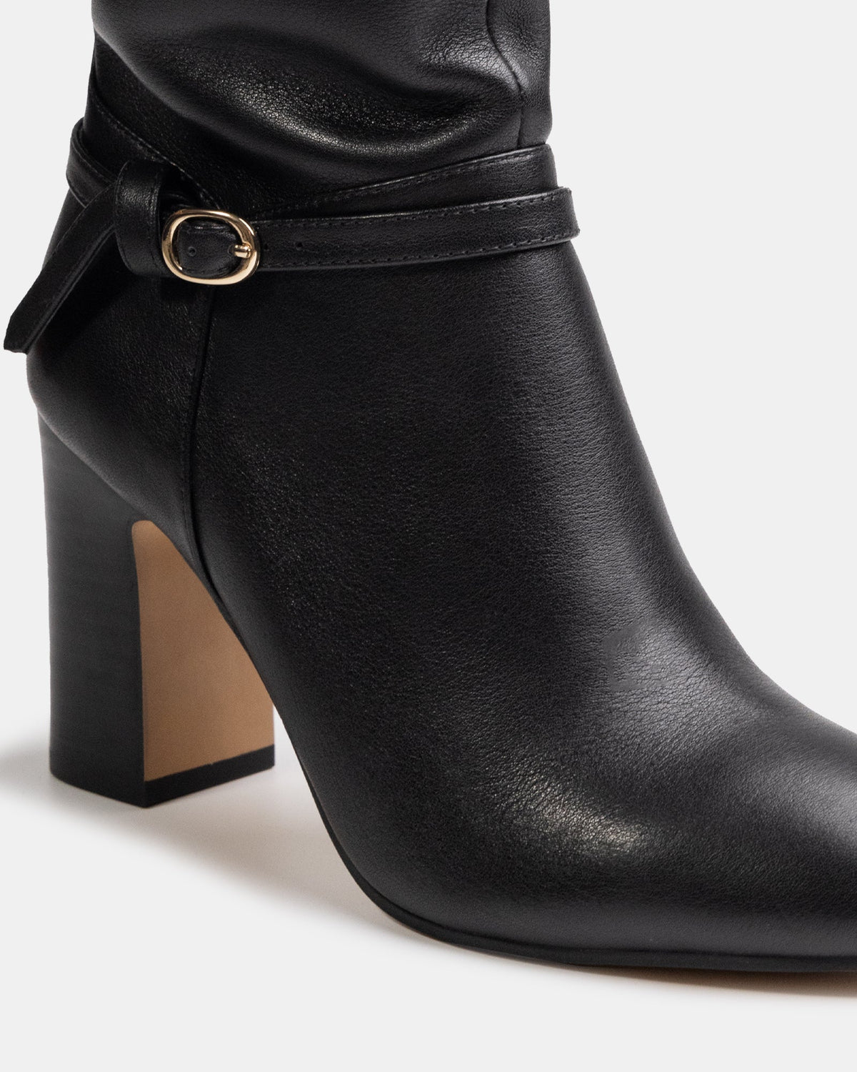 Presley Long Boots Black Leather