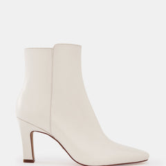 Loz Ankle Boot Ecru Leather