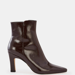 Loz Ankle Boot Plum Crinkle Patent