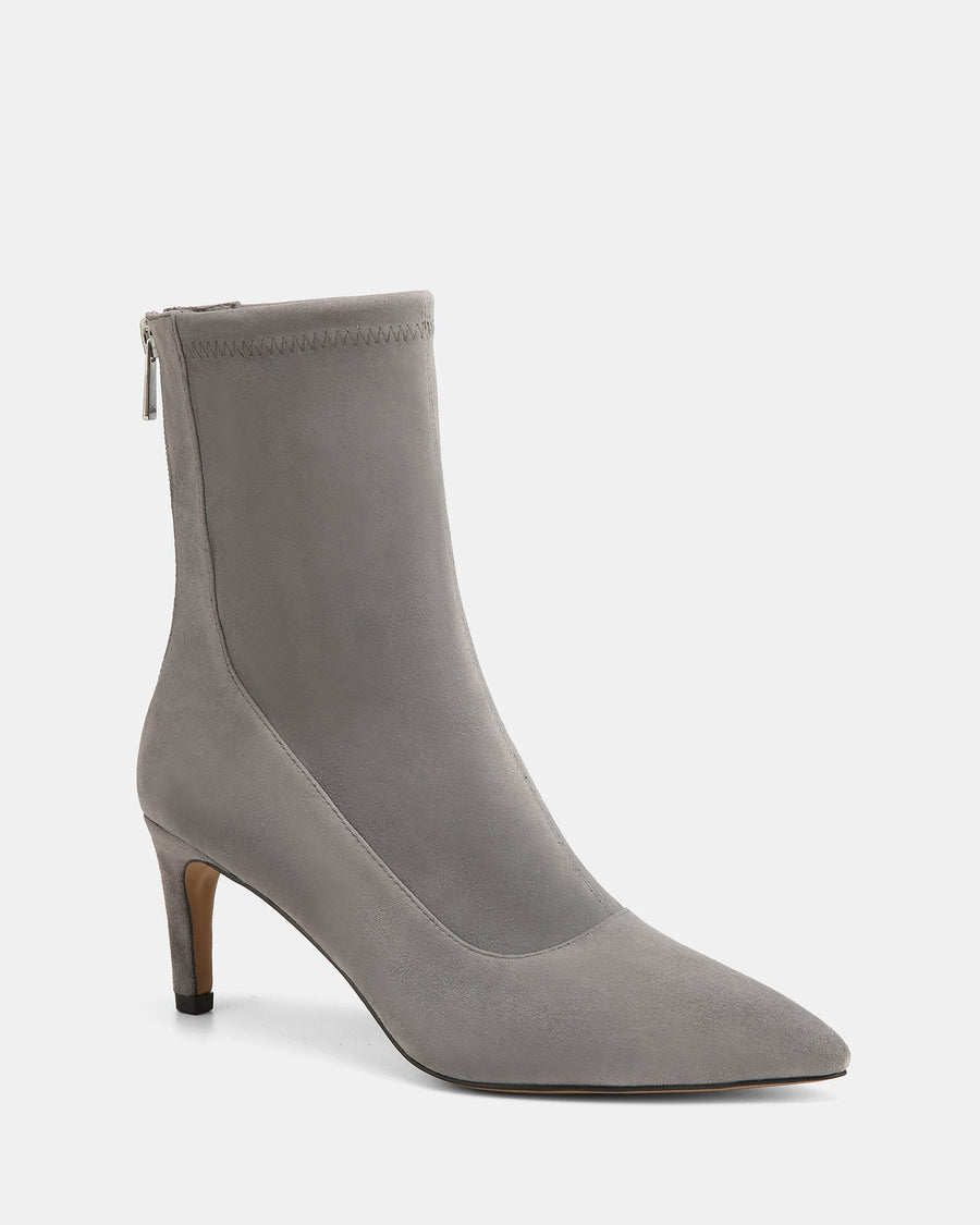 Felix Ankle Boot Cement Grey Suede