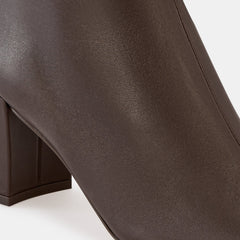Lena Ankle Boots Syrup Leather