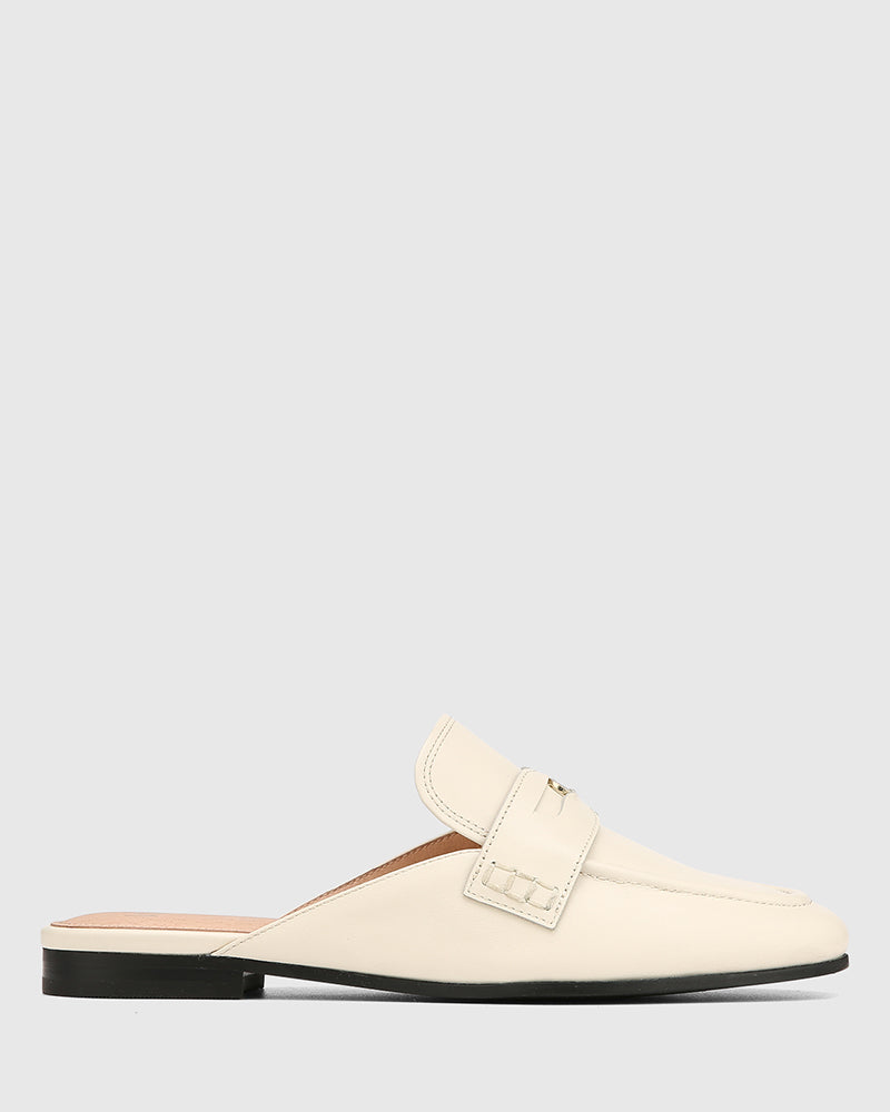 Aaron Vintage Ivory Leather