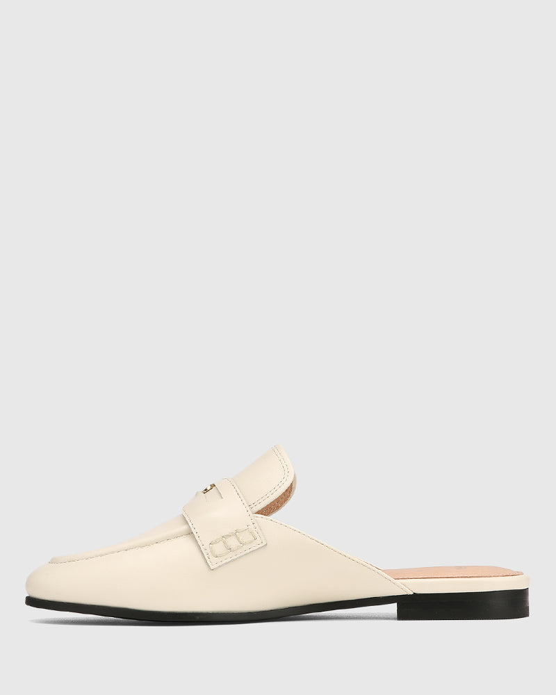 Aaron Vintage Ivory Leather
