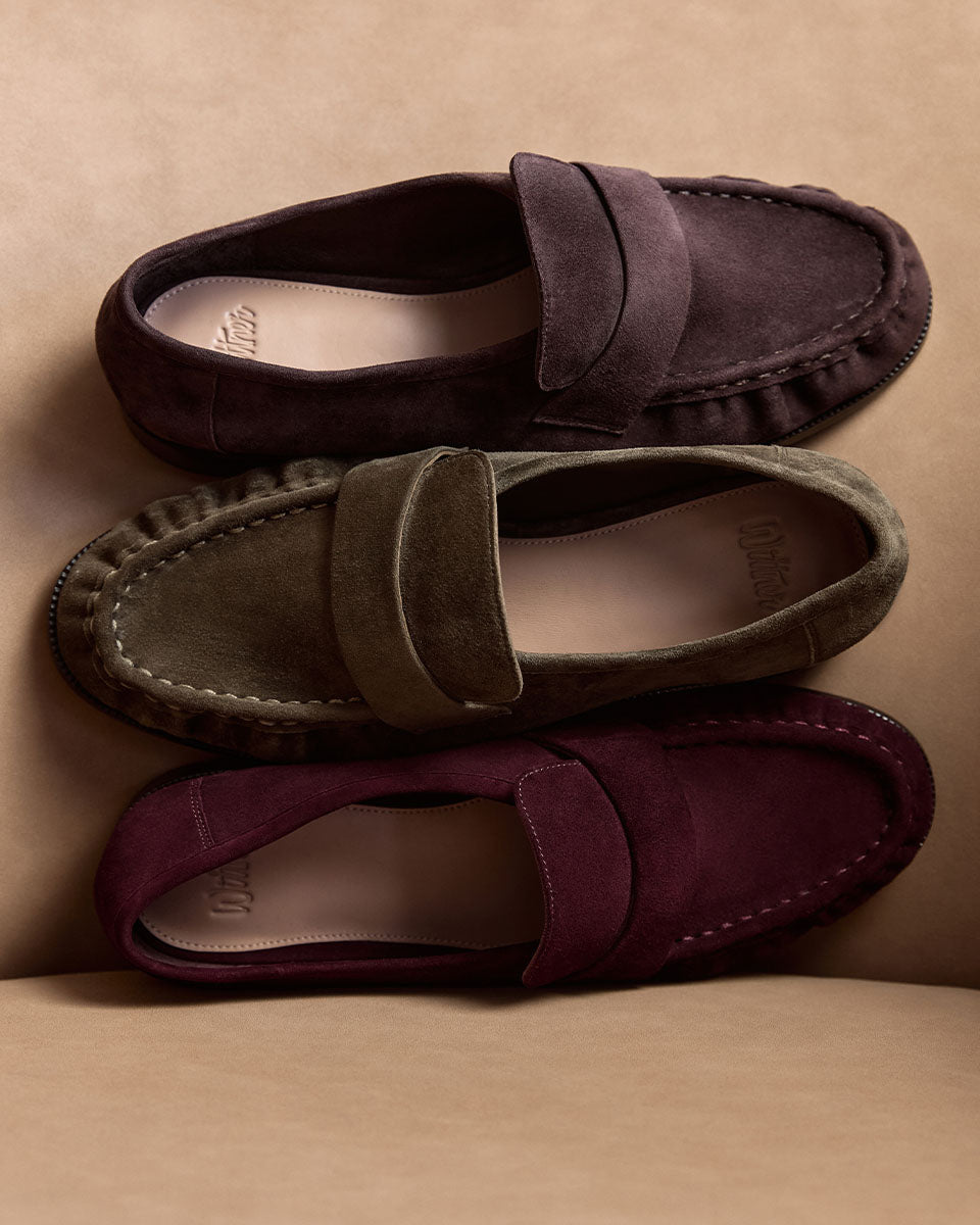 Adriel Loafers Raisin Suede