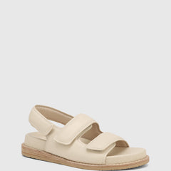 Alexsandra Vintage Ivory Leather