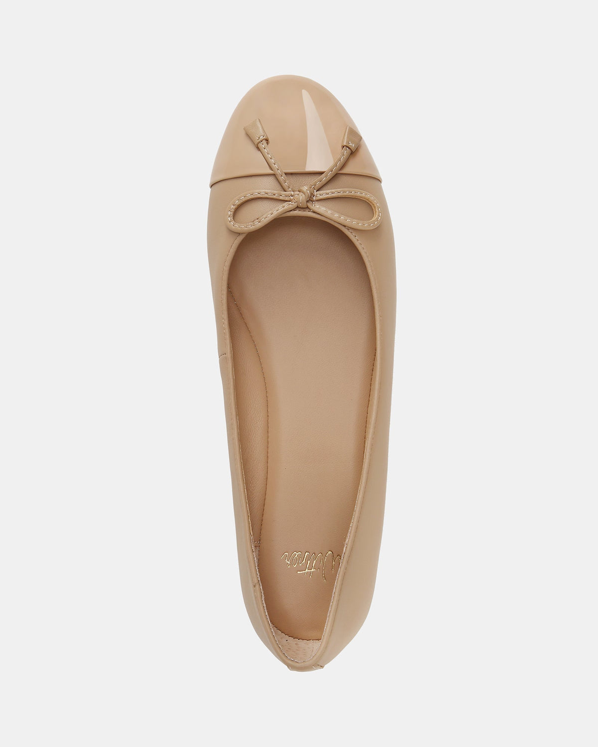 Amelia Casual Flats Nude Leather