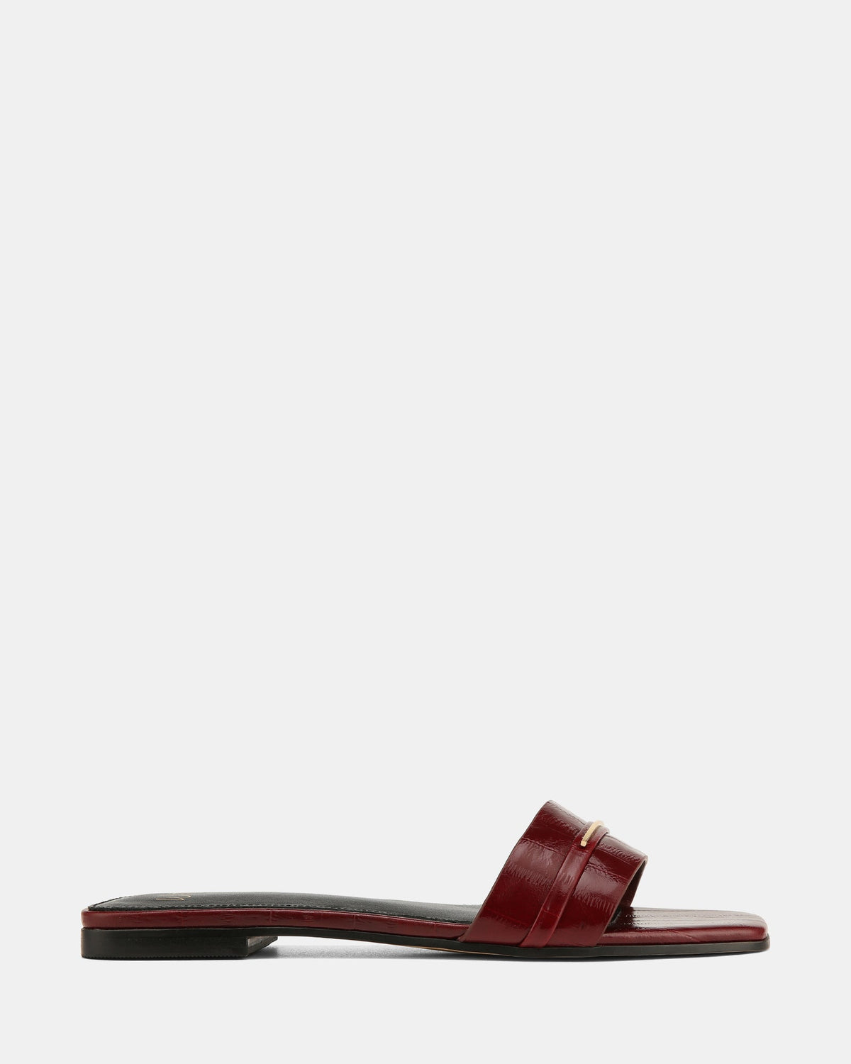 Ash Flat Sandals Berry Leather