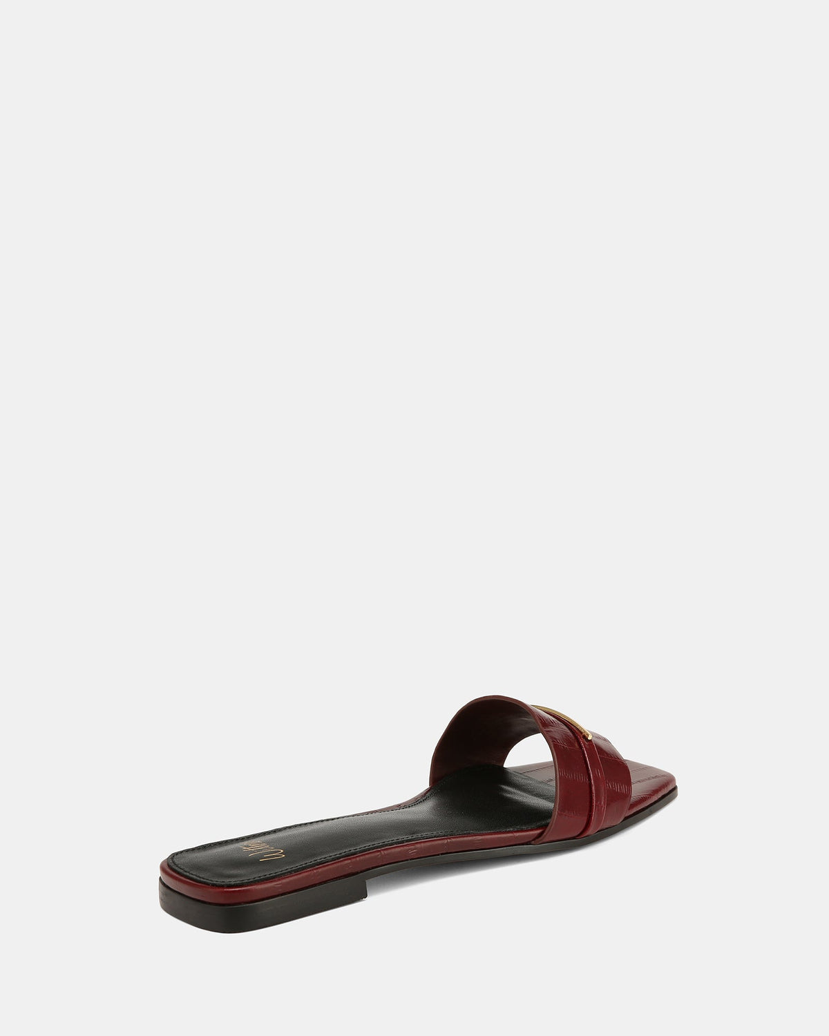 Ash Flat Sandals Berry Leather