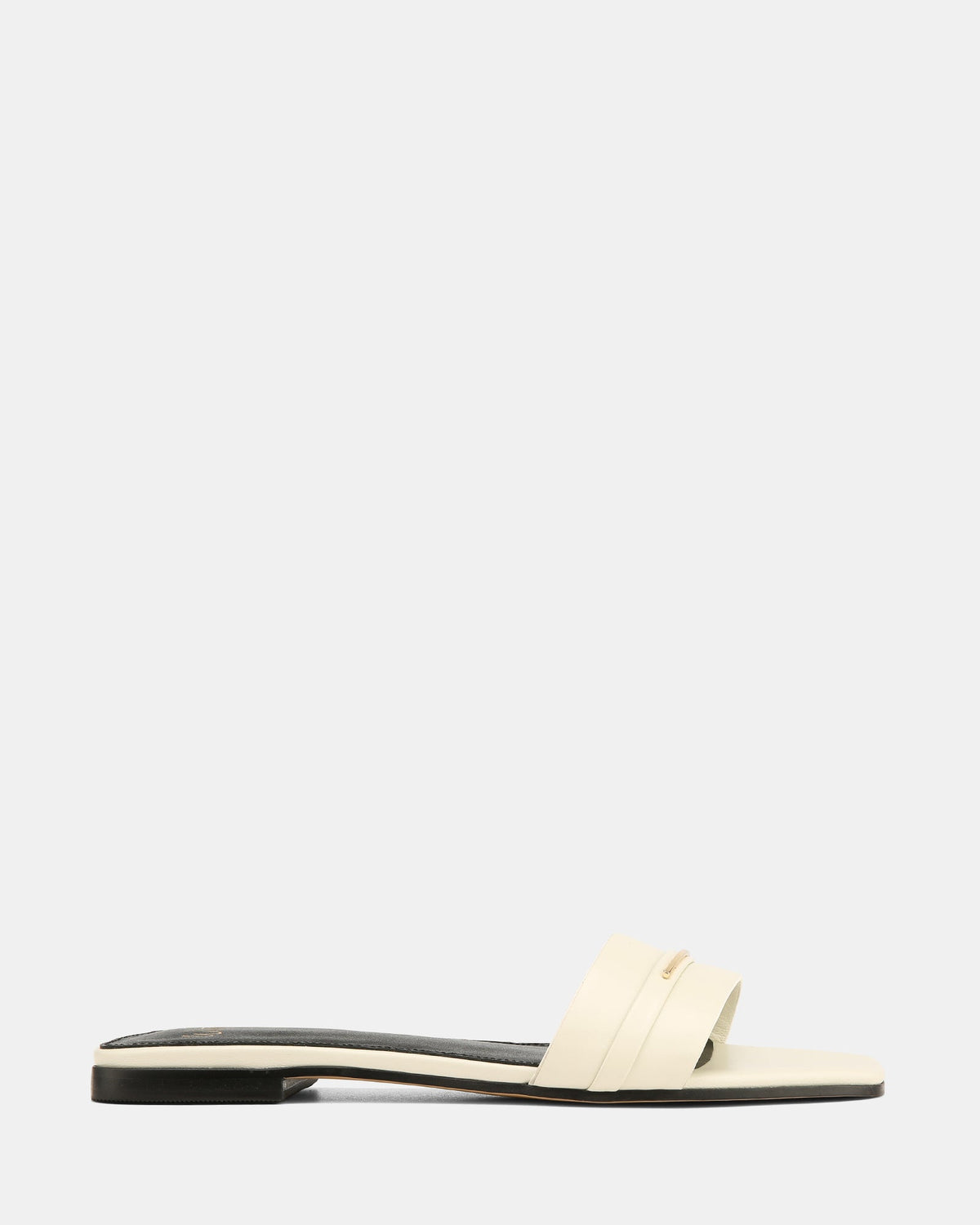 Ash Flat Sandals Off White Leather