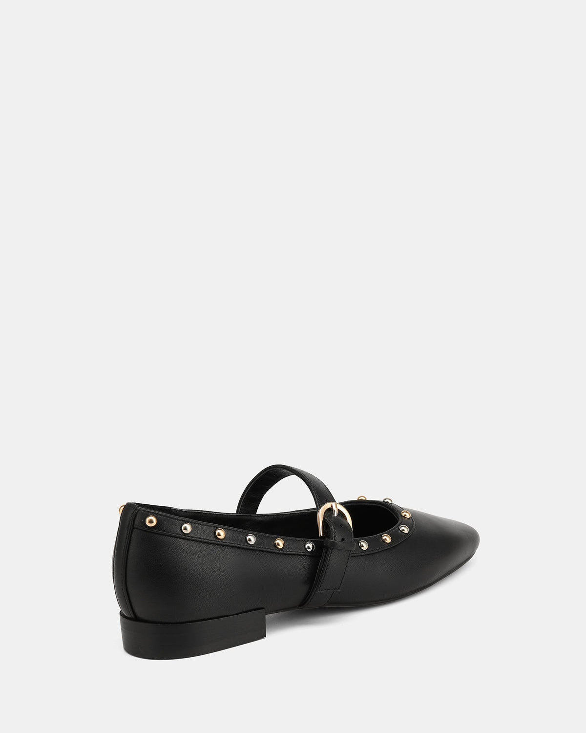 Bailey Casual Flats Black Leather
